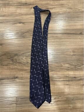 Robert Talbott Best of Class Silk Tie Purple Geometric Squares USA